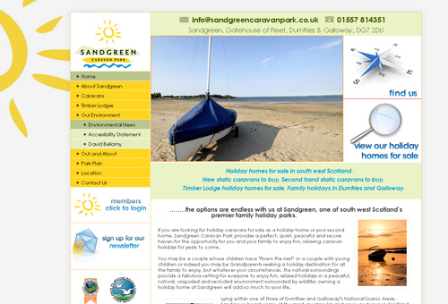 Full brochure site with private members portal.